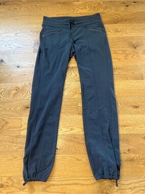 Athleta Black Active Leggings with Branded Waistband
